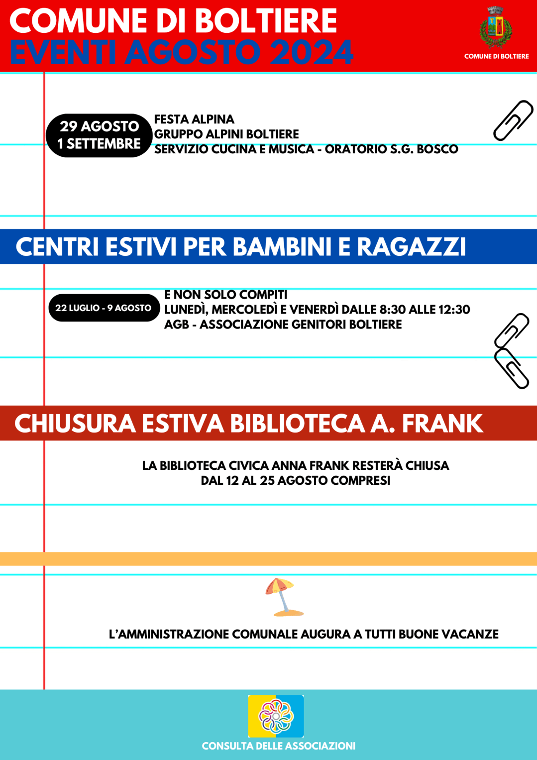 Eventi Agosto Boltiere