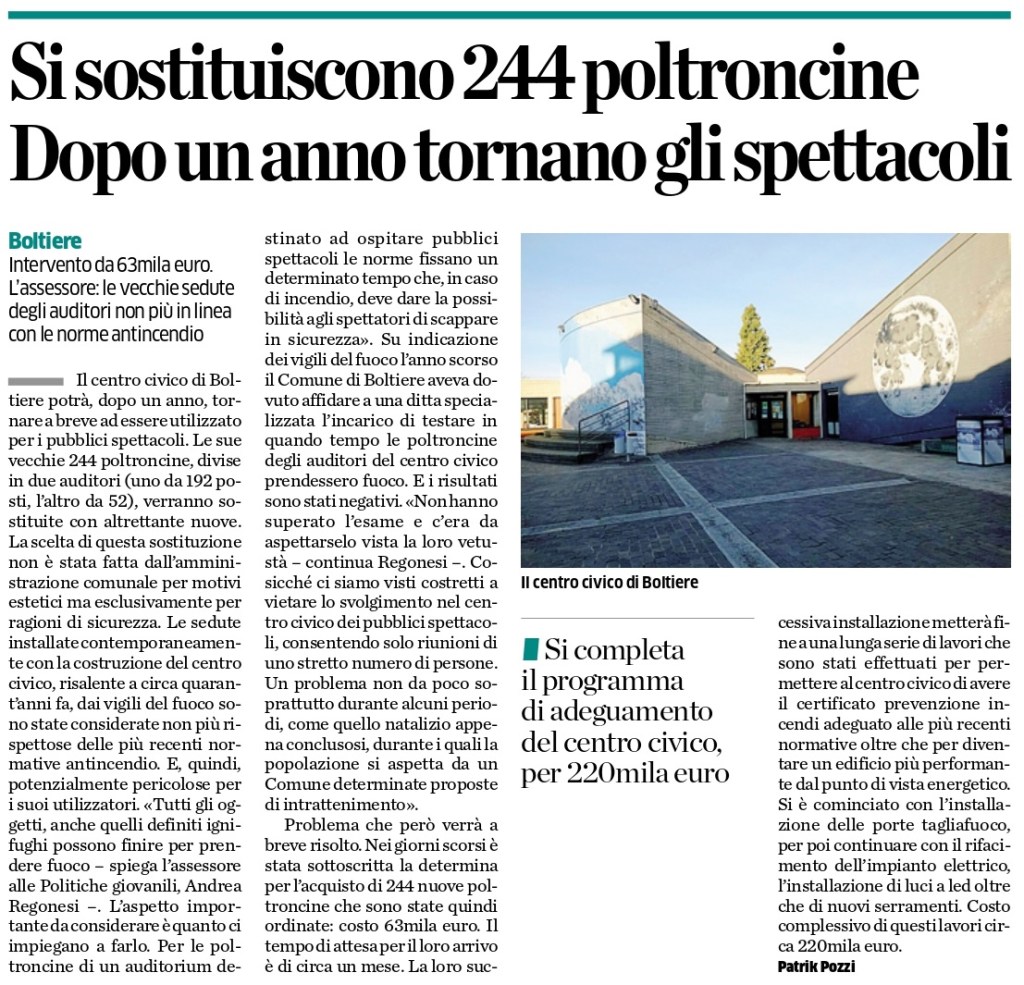 Eco di Bergamo del 30 Gennaio 2025