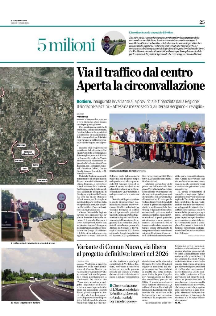 Eco di Bergamo - 1 Maggio 2025